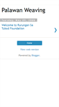 Mobile Screenshot of palawanweaving.blogspot.com