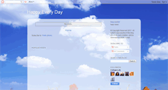 Desktop Screenshot of happyeverysingleday.blogspot.com