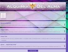 Tablet Screenshot of alkimiadelalma.blogspot.com