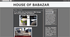 Desktop Screenshot of houseofbabazar.blogspot.com