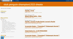 Desktop Screenshot of clubpenguincheatschamp.blogspot.com