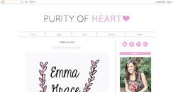 Desktop Screenshot of meganpurityofheart.blogspot.com