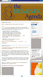 Mobile Screenshot of domesticagendablog.blogspot.com