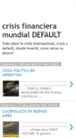 Mobile Screenshot of crisisfinancieramundial.blogspot.com