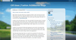 Desktop Screenshot of giftsideasaccessories.blogspot.com