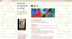 Desktop Screenshot of institutovocacionaldearte.blogspot.com