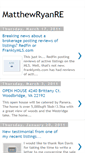 Mobile Screenshot of matthewryanre.blogspot.com