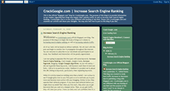 Desktop Screenshot of crackgoogledotcom.blogspot.com
