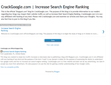 Tablet Screenshot of crackgoogledotcom.blogspot.com
