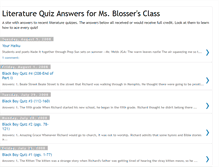 Tablet Screenshot of literaturequizanswers.blogspot.com