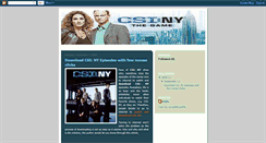 Desktop Screenshot of download-csi-ny-episodes.blogspot.com