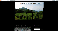 Desktop Screenshot of ankidaridgevineyard.blogspot.com