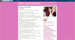 Desktop Screenshot of boozeshoesandtattoos.blogspot.com