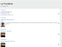 Tablet Screenshot of lafonderie-paris.blogspot.com