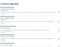 Tablet Screenshot of criticareappraisal.blogspot.com