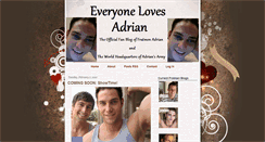 Desktop Screenshot of everyonelovesadrian.blogspot.com