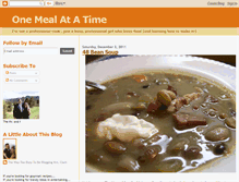 Tablet Screenshot of onemealatatimebyjen.blogspot.com