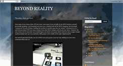 Desktop Screenshot of beyondrealitie.blogspot.com