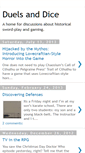 Mobile Screenshot of duelsanddice.blogspot.com