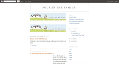 Desktop Screenshot of 4inthefamily.blogspot.com