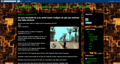 Desktop Screenshot of codigosdetodososjogosmundo.blogspot.com
