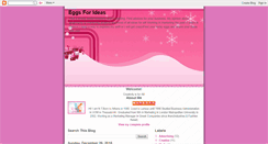 Desktop Screenshot of eggsforideas.blogspot.com