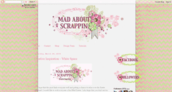 Desktop Screenshot of madaboutscrappin.blogspot.com