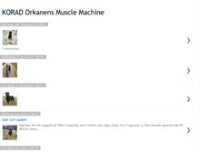 Tablet Screenshot of orkanensmusclemachine.blogspot.com