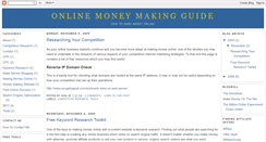 Desktop Screenshot of onlinemakemoneyguide.blogspot.com