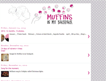 Tablet Screenshot of muffinsinmybackpack.blogspot.com