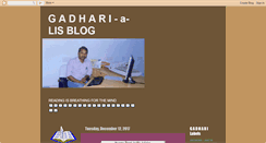 Desktop Screenshot of gadhariblog.blogspot.com