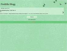 Tablet Screenshot of fredrikklehn.blogspot.com