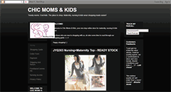 Desktop Screenshot of chicmomnkids.blogspot.com