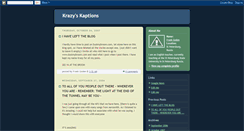 Desktop Screenshot of krazysblog.blogspot.com