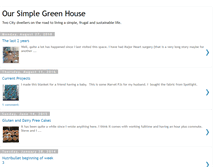 Tablet Screenshot of oursimplegreenhouse.blogspot.com