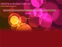 Tablet Screenshot of boutiquecallalily.blogspot.com