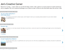 Tablet Screenshot of creativecornerdesigns.blogspot.com