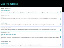 Tablet Screenshot of galeproductions.blogspot.com