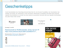 Tablet Screenshot of geschenkekompass.blogspot.com