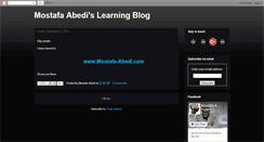 Desktop Screenshot of mostafaabedi.blogspot.com