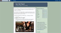 Desktop Screenshot of canieatthere.blogspot.com
