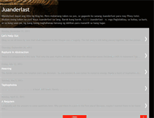 Tablet Screenshot of juanderlast.blogspot.com