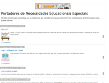 Tablet Screenshot of necessidades-especiais.blogspot.com