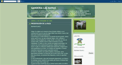 Desktop Screenshot of ganaderialasmarias.blogspot.com