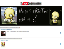 Tablet Screenshot of notas-tristes-sin-ti.blogspot.com