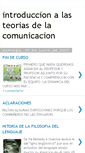 Mobile Screenshot of introduccion-teorias-comunicacion.blogspot.com