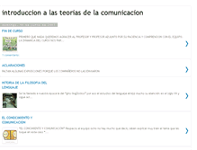 Tablet Screenshot of introduccion-teorias-comunicacion.blogspot.com