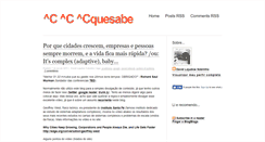 Desktop Screenshot of cquesabe.blogspot.com