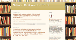 Desktop Screenshot of nationaldalitwatch-ncdhr.blogspot.com