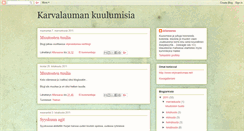 Desktop Screenshot of karvalauma.blogspot.com